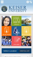 How keiseruniversity.edu looks like on a mobile device such as an iPhone.