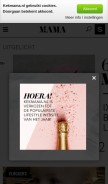 How kekmama.nl looks like on a mobile device such as an iPhone.