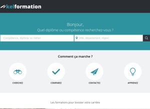 How kelformation.com looks like on a tablet such as an iPad.