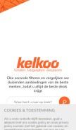 How kelkoo.nl looks like on a mobile device such as an iPhone.