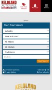 How kelolandautomall.com looks like on a mobile device such as an iPhone.