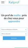 How kelprof.com looks like on a mobile device such as an iPhone.