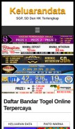 How keluarandata.org looks like on a mobile device such as an iPhone.