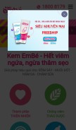 How kemembe.com looks like on a mobile device such as an iPhone.