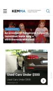 How kemma.hu looks like on a mobile device such as an iPhone.