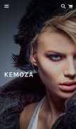 How kemoza.com looks like on a mobile device such as an iPhone.