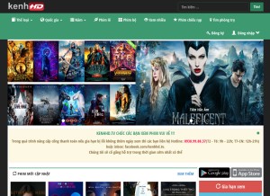 How kenhhd.tv looks like on a tablet such as an iPad.