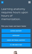 How kenhub.com looks like on a mobile device such as an iPhone.