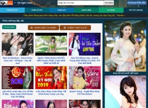 How kenhvn2.com looks like on a tablet such as an iPad.