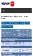 How keobongdahomnay.net looks like on a mobile device such as an iPhone.