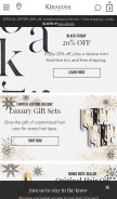 How kerastase-usa.com looks like on a mobile device such as an iPhone.