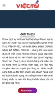 How ketoanvietmy.vn looks like on a mobile device such as an iPhone.