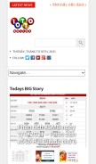 How ketquatructiep.vn looks like on a mobile device such as an iPhone.