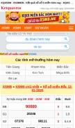 How ketquaveso.com looks like on a mobile device such as an iPhone.