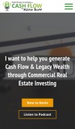 How kevinbupp.com looks like on a mobile device such as an iPhone.