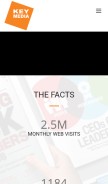 How keymedia.com looks like on a mobile device such as an iPhone.