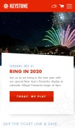 How keystoneresort.com looks like on a mobile device such as an iPhone.