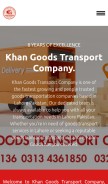How khangoods.com.pk looks like on a mobile device such as an iPhone.