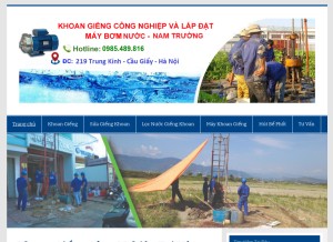 How khoangiengcongnghiep.net looks like on a tablet such as an iPad.