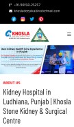 How khoslastonekidney.com looks like on a mobile device such as an iPhone.