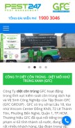 How khutrungxanh.com looks like on a mobile device such as an iPhone.