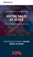 How kickfactory.com looks like on a mobile device such as an iPhone.