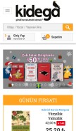 How kidega.com looks like on a mobile device such as an iPhone.