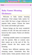 How kidname.name looks like on a mobile device such as an iPhone.