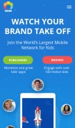 How kidoz.net looks like on a mobile device such as an iPhone.