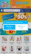 How kidsplaza.vn looks like on a mobile device such as an iPhone.