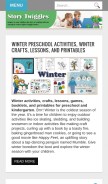 How kidssoup.com looks like on a mobile device such as an iPhone.
