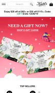 How kiehls.com looks like on a mobile device such as an iPhone.