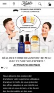 How kiehls.fr looks like on a mobile device such as an iPhone.