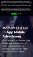 How kiip.me looks like on a mobile device such as an iPhone.