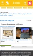 How kijiji.it looks like on a mobile device such as an iPhone.