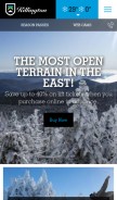How killington.com looks like on a mobile device such as an iPhone.
