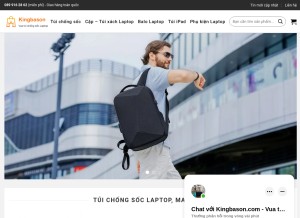 How kingbason.com looks like on a tablet such as an iPad.