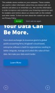 How kingland.com looks like on a mobile device such as an iPhone.
