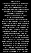 How kingofdocuments.com looks like on a mobile device such as an iPhone.