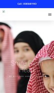 How kingsdentalcenter.ae looks like on a mobile device such as an iPhone.