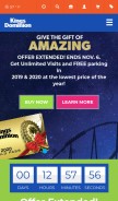 How kingsdominion.com looks like on a mobile device such as an iPhone.