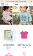 How kirakids.com looks like on a mobile device such as an iPhone.