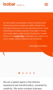 How kirowski.com looks like on a mobile device such as an iPhone.