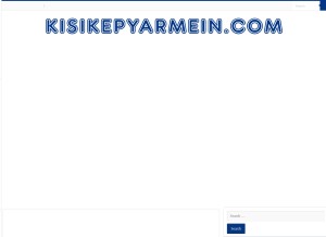 How kisikepyarmein.com looks like on a tablet such as an iPad.