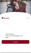 How kismia.com looks like on a mobile device such as an iPhone.