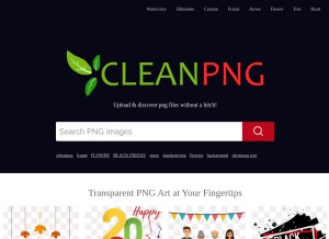 How kisspng.com looks like on a tablet such as an iPad.