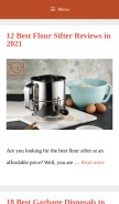 How kitchenfolks.com looks like on a mobile device such as an iPhone.
