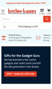 How kitchenkapers.com looks like on a mobile device such as an iPhone.