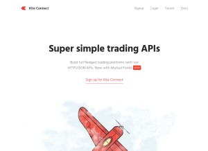 How kite.trade looks like on a tablet such as an iPad.