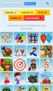 How kizi-mizi.fr looks like on a mobile device such as an iPhone.